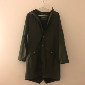 Rains Long Waterproof Raincoat